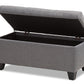 baxton studio michaela modern and contemporary grey fabric upholstered storage ottoman | Modish Furniture Store-3
