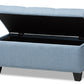 baxton studio michaela modern and contemporary light blue fabric upholstered storage ottoman | Modish Furniture Store-3