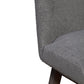 Amalie Swivel Counter Stool in Grey Oak Wood Finish with Grey Boucle Fabric By Armen Living | Counter Stools | Modishstore - 10