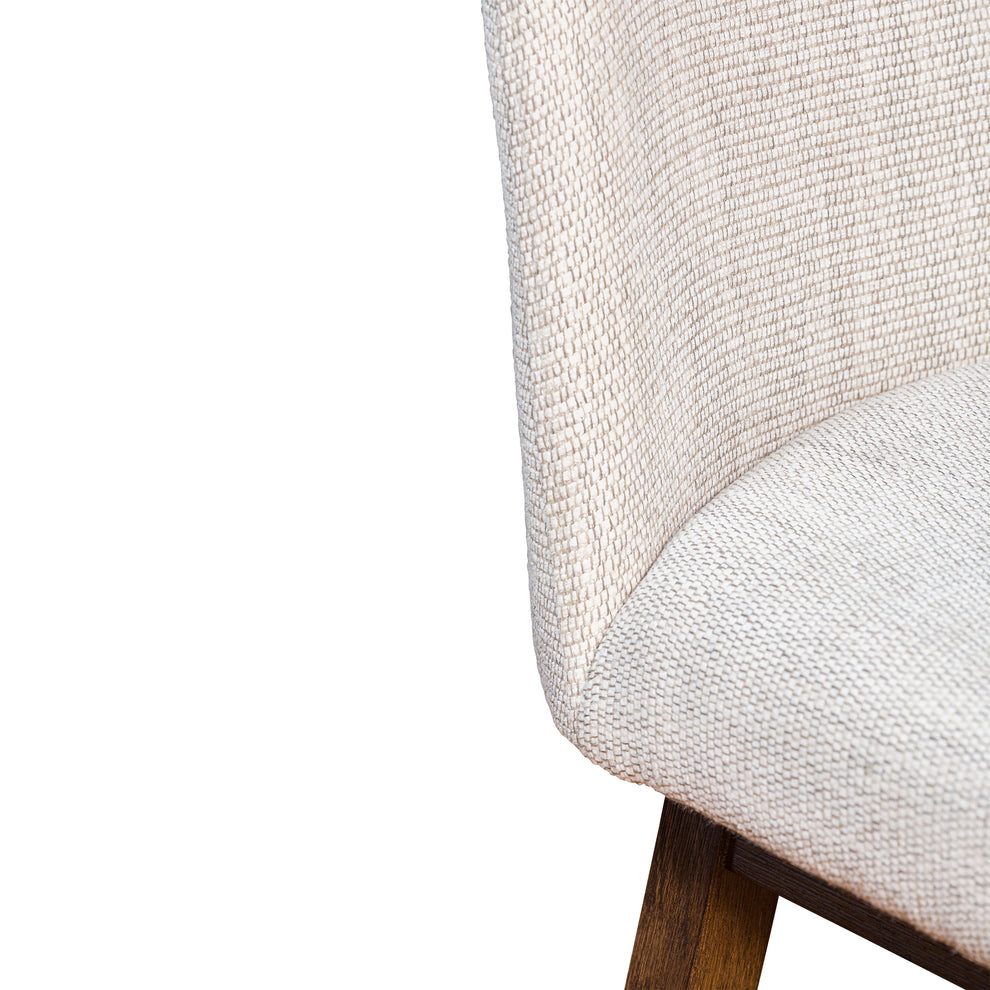 Amalie Swivel Bar Stool in Brown Oak Wood Finish with Beige Fabric By Armen Living | Bar Stools | Modishstore - 10
