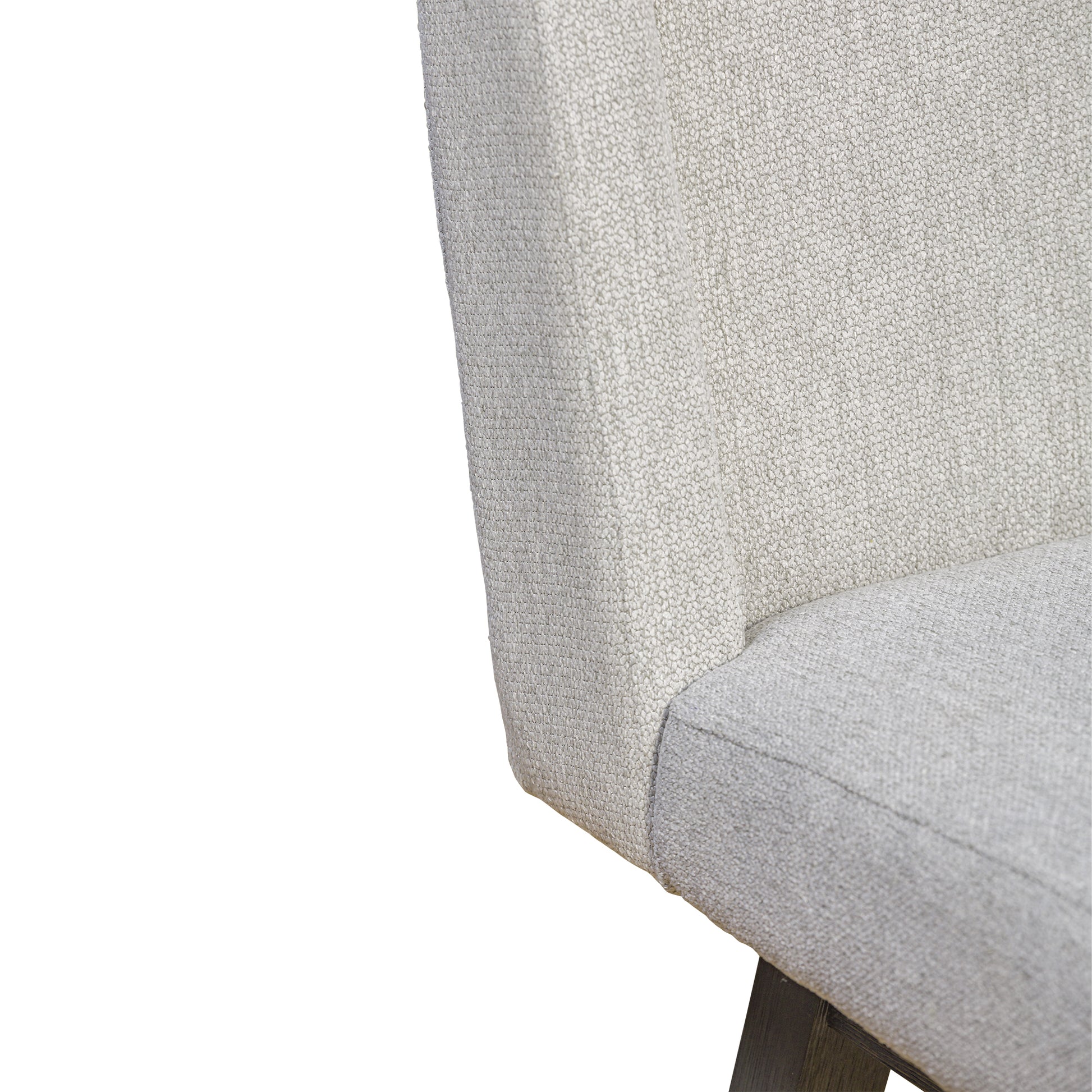 Stancoste Swivel Counter Stool in Grey Oak Wood Finish with Taupe Fabric By Armen Living | Counter Stools | Modishstore - 10