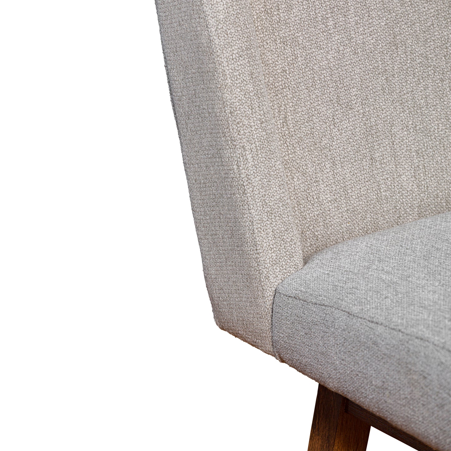 Stancoste Swivel Bar Stool in Brown Oak Wood Finish with Taupe Fabric By Armen Living | Bar Stools | Modishstore - 10