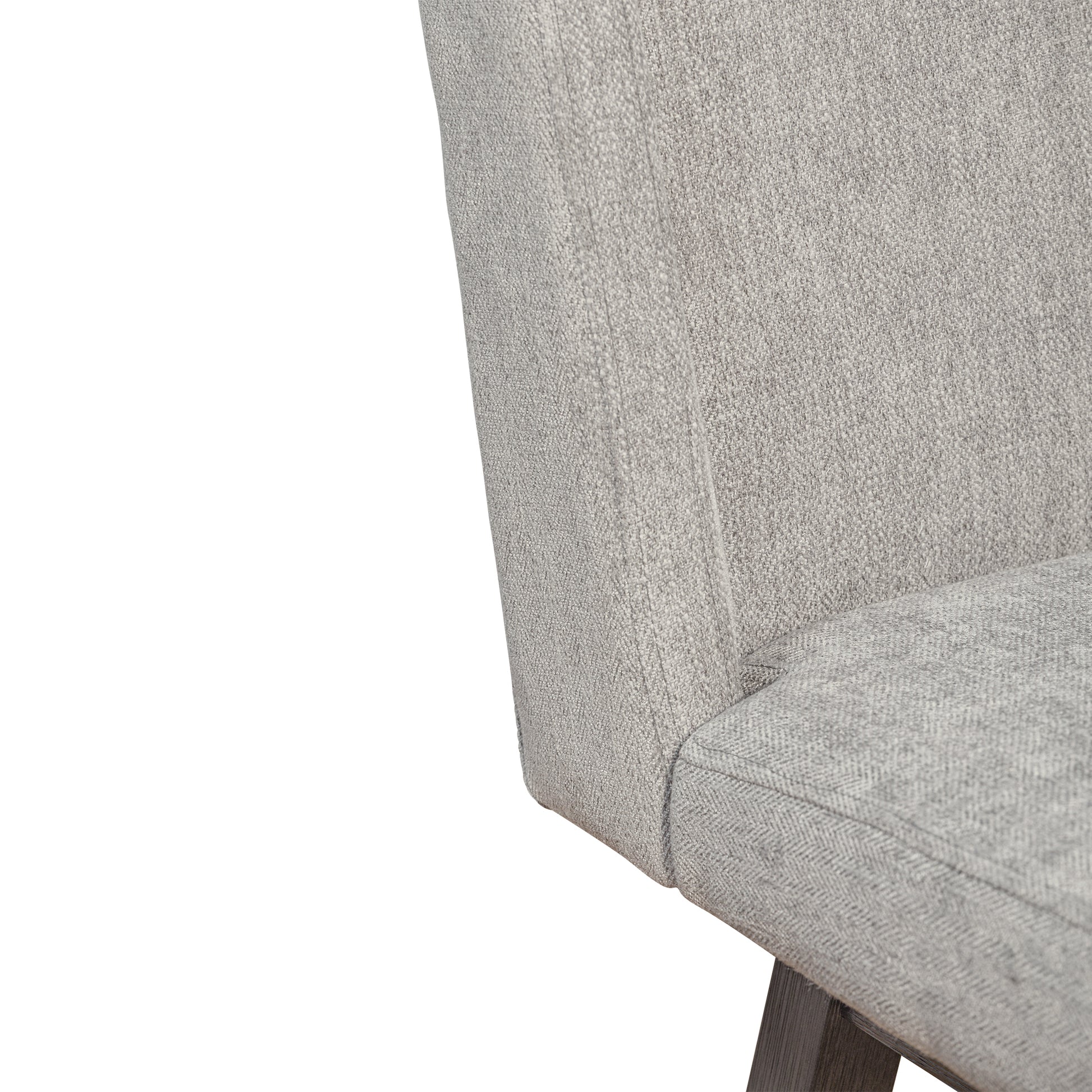 Stancoste Swivel Counter Stool in Grey Oak Wood Finish with Mocha Fabric By Armen Living | Counter Stools | Modishstore - 10