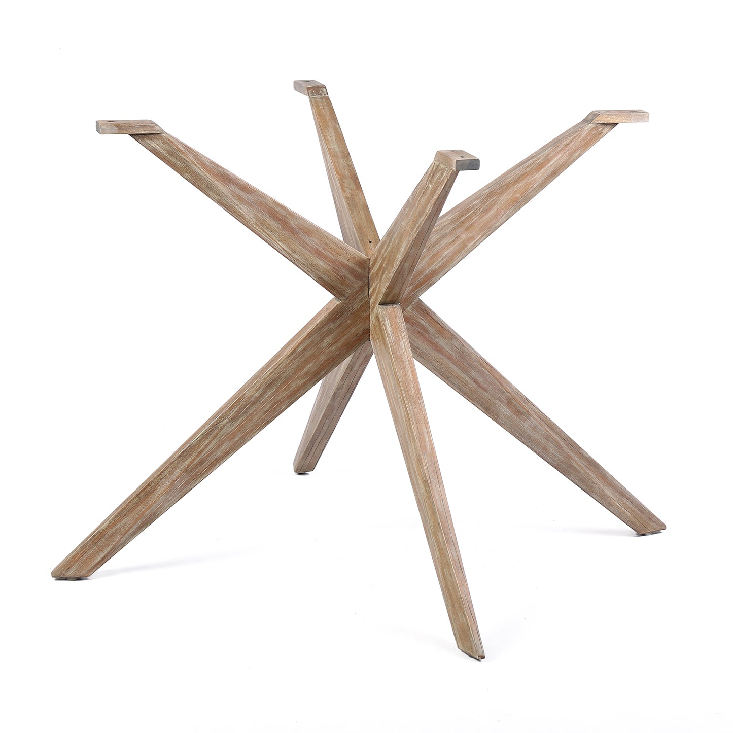 Sachi and Brighton 5 Piece Dining Set in Light Eucalyptus Wood with Charcoal Rope  By Armen Living | Outdoor Dining Sets | Modishstore - 6