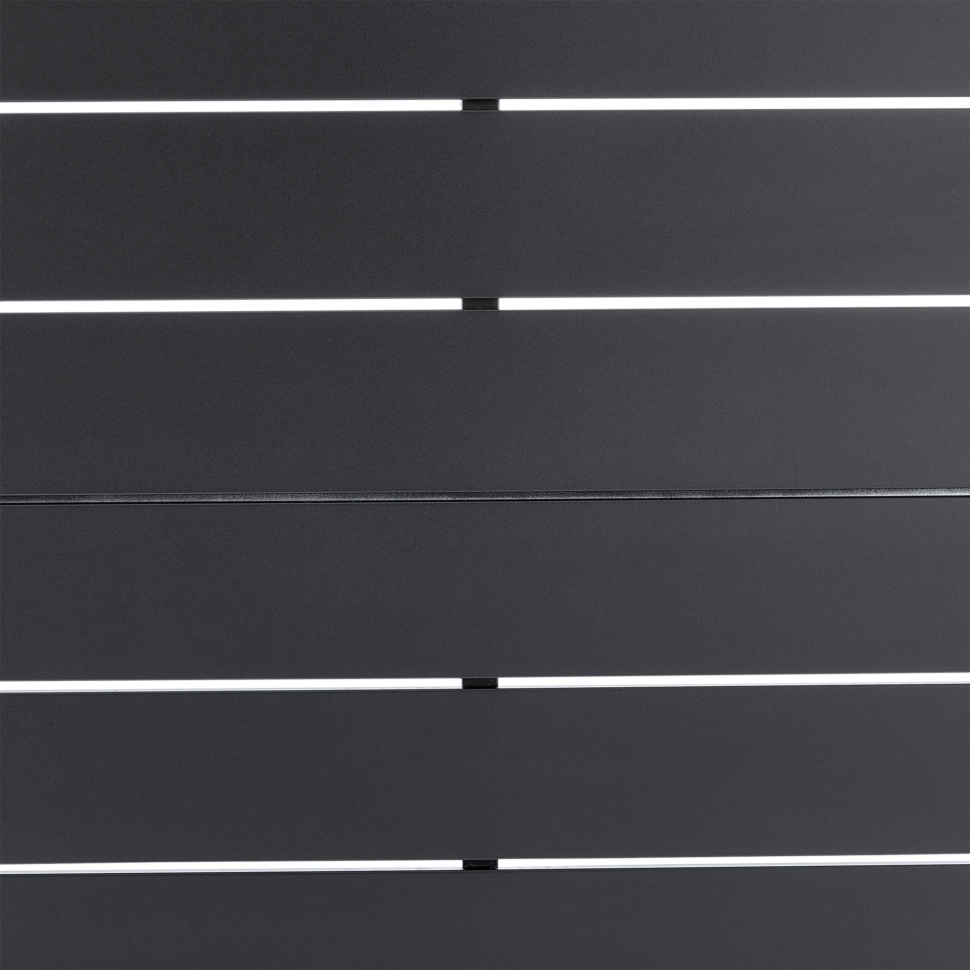 Argiope Outdoor Patio Round Coffee Table in Black Aluminum  By Armen Living | Outdoor Tables | Modishstore - 12