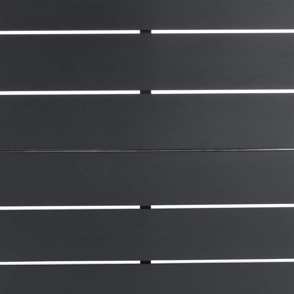 Argiope Outdoor Patio Round Coffee Table in Black Aluminum  By Armen Living | Outdoor Tables | Modishstore - 12