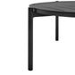 Tiffany Outdoor Patio Ruond Coffee Table in Black Aluminum By Armen Living | Outdoor Tables | Modishstore - 4