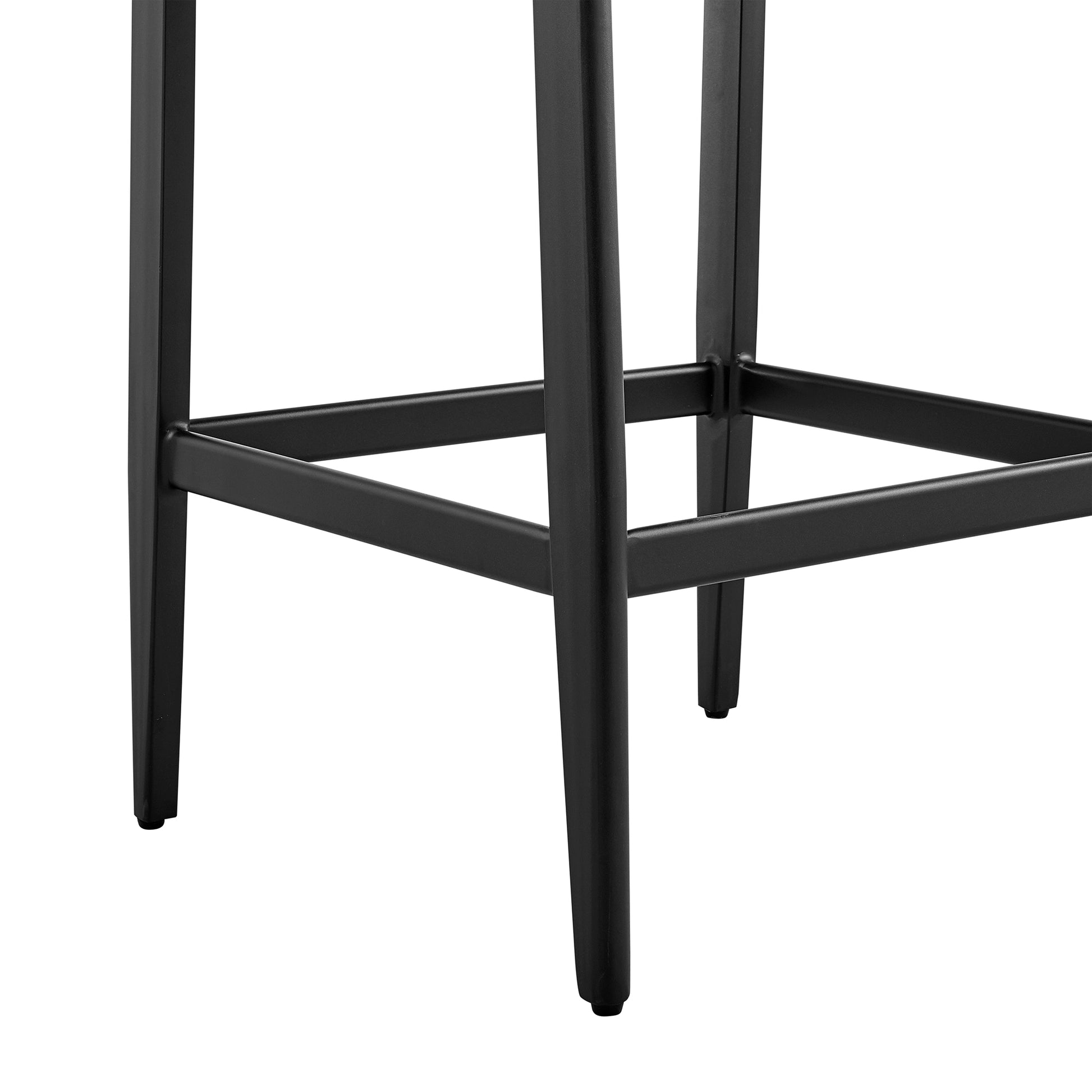 Grand Outdoor Patio Counter Height Bar Stool in Aluminum with Grey Cushions By Armen Living | Bar Stools | Modishstore - 11