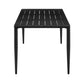 Beowulf Outdoor Patio Dining Table in Aluminum  By Armen Living | Outdoor Tables | Modishstore - 5