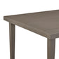 Silvana Outdoor Aluminum Gray Rectangle Dining Table By Armen Living | Outdoor Tables | Modishstore - 5