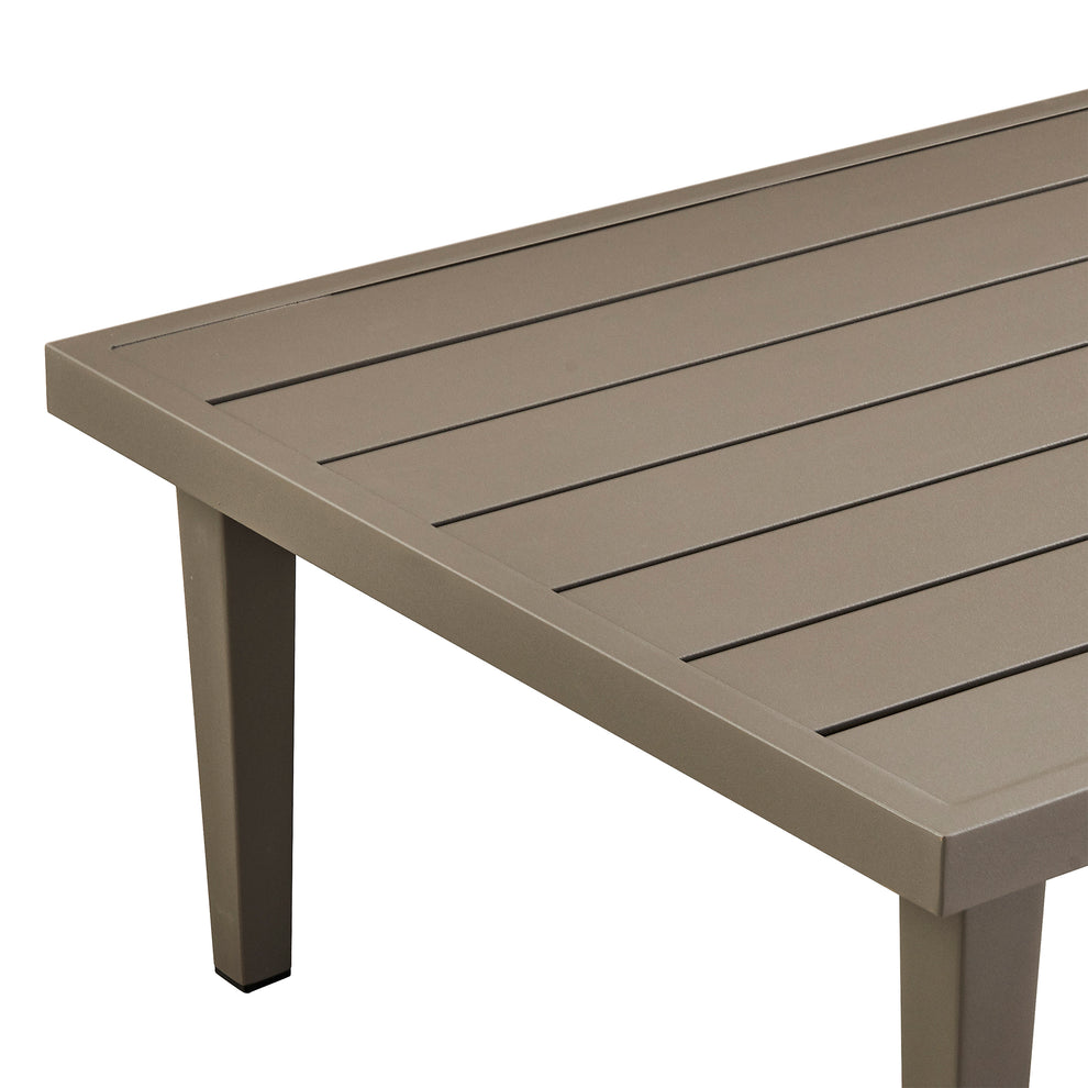 Silvana 4 Piece Outdoor Gray Fabric and Wicker Conversation Set By Armen Living | Outdoor Sofas, Loveseats & Sectionals | Modishstore - 10
