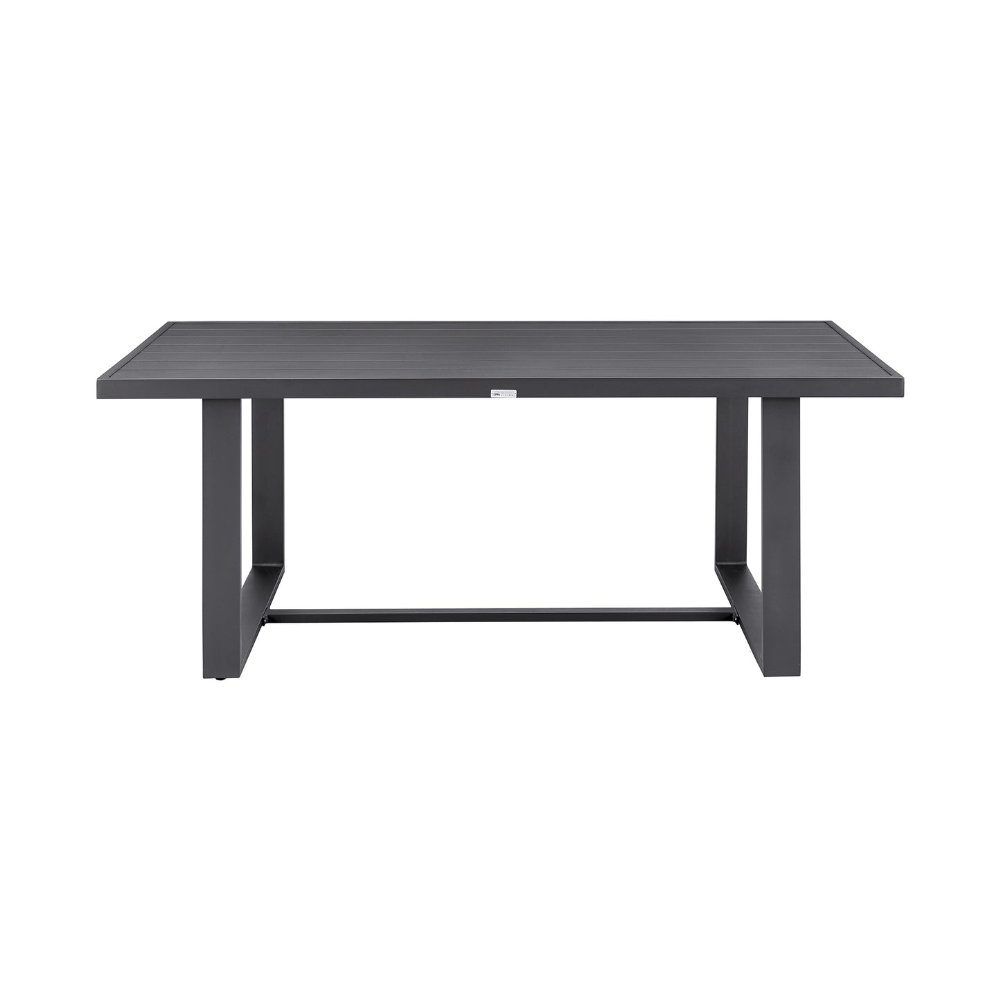 Argiope Outdoor Patio Dining Table in Aluminum By Armen Living | Outdoor Tables | Modishstore - 2