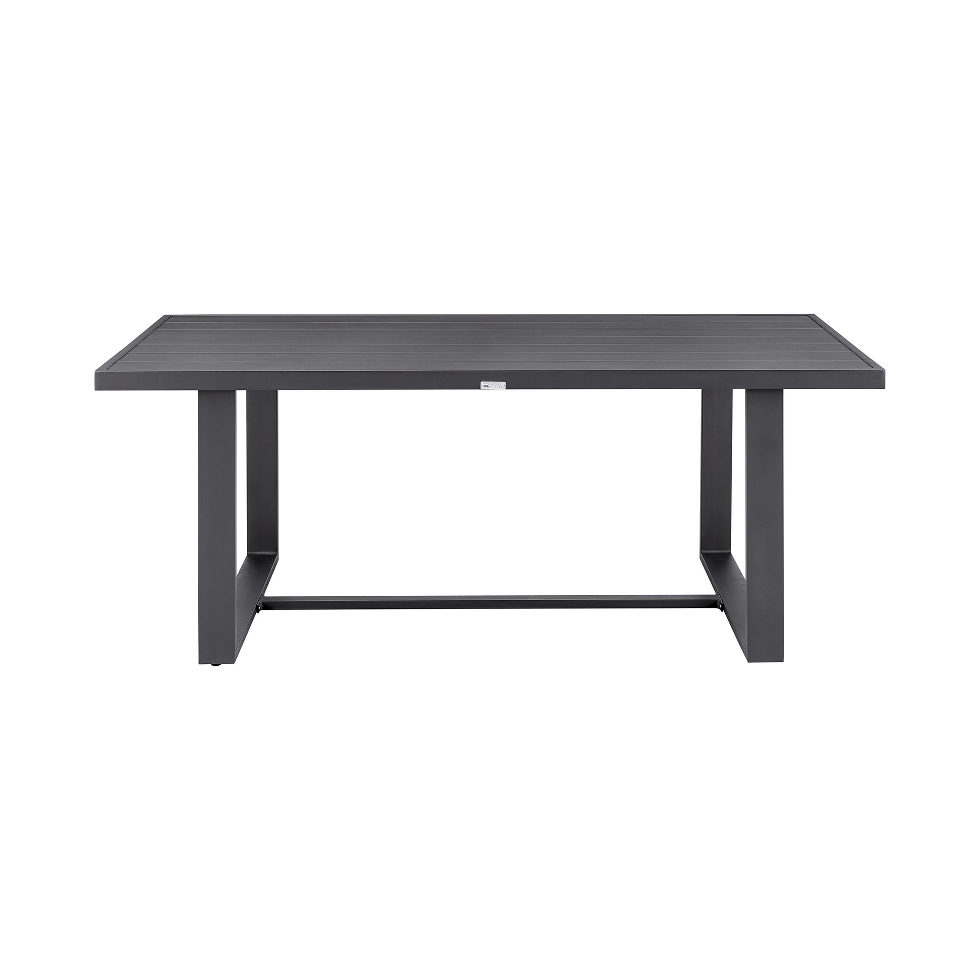 Argiope Outdoor Patio Dining Table in Aluminum By Armen Living | Outdoor Tables | Modishstore - 2