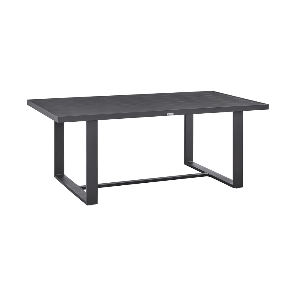 Argiope Outdoor Patio Dining Table in Aluminum By Armen Living | Outdoor Tables | Modishstore - 4