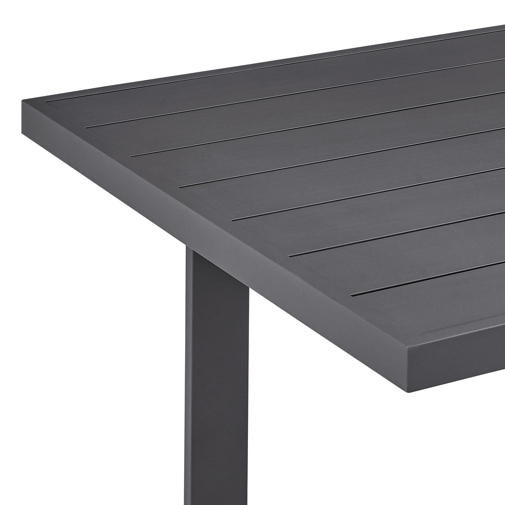 Argiope Outdoor Patio Dining Table in Aluminum By Armen Living | Outdoor Tables | Modishstore - 5
