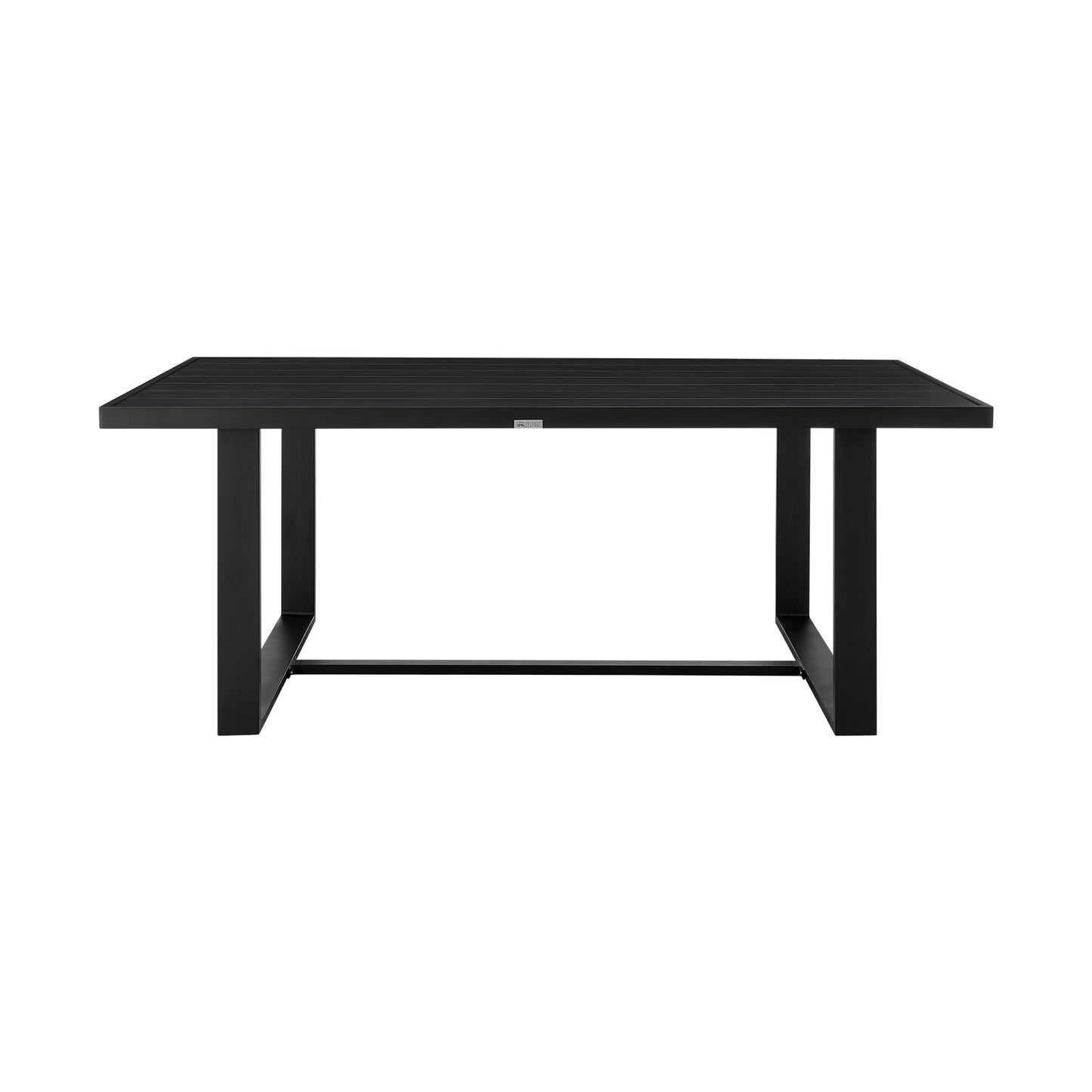 Felicia Outdoor Patio Dining Table in Aluminum By Armen Living | Outdoor Tables | Modishstore - 2