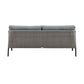 Aileen Outdoor Patio 4-Piece Lounge Set in Aluminum and Wicker with Grey Cushions By Armen Living | Outdoor Sofas, Loveseats & Sectionals | Modishstore - 4