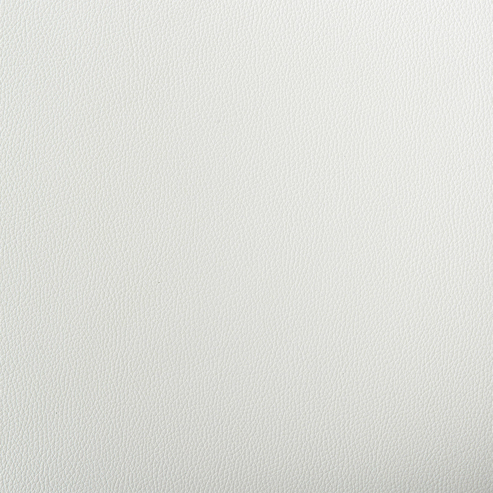 Titana 26" Counter Height Swivel White Faux Leather and Brushed Stainless Steel Bar Stool By Armen Living | Bar Stools | Modishstore - 10