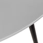 Sydney Outdoor Patio Round Dining Table in Dark Eucalyptus and Grey Stone By Armen Living | Outdoor Tables | Modishstore - 6