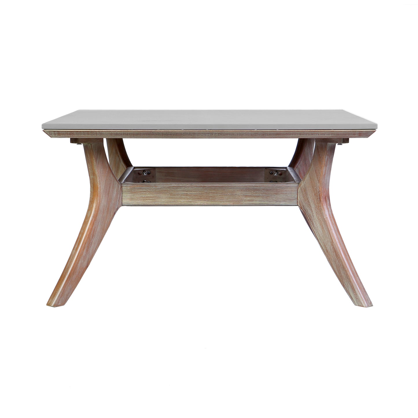 Brighton 4 Piece Outdoor Patio Seating Set in Light Eucalyptus Wood with Charocal Rope and White Cushions By Armen Living | Outdoor Sofas, Loveseats & Sectionals | Modishstore - 8