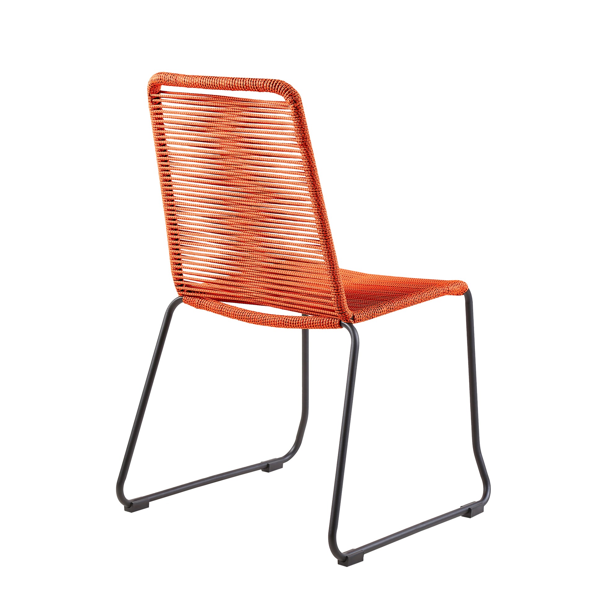 Koala and Shasta 5 Piece Outdoor Patio Dining Set in Light Eucalyptus Wood and Black Rope By Armen Living | Outdoor Dining Sets | Modishstore - 34