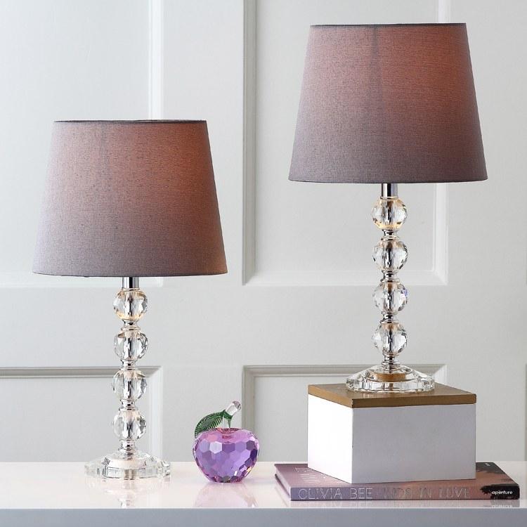 Safavieh Nola Stacked Crystal Ball Lamp | Table Lamps | Modishstore - 4