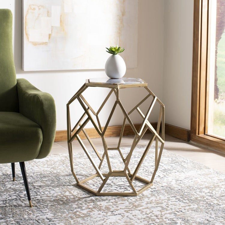 Safavieh Ava Geometric Accent Table | Accent Tables | Modishstore - 2