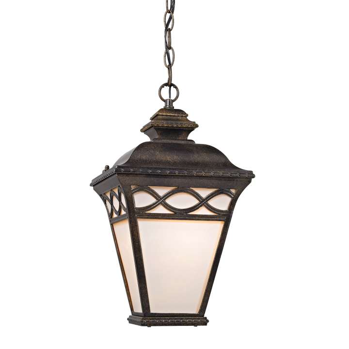 Mendham 1-Light Hanging Light in Hazelnut Bronze | Pendant Lamps | Modishstore