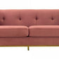 Everest 2 Piece Blush Fabric Upholstered Sofa & Chair Set By Armen Living | Sofas |  Modishstore  - 8