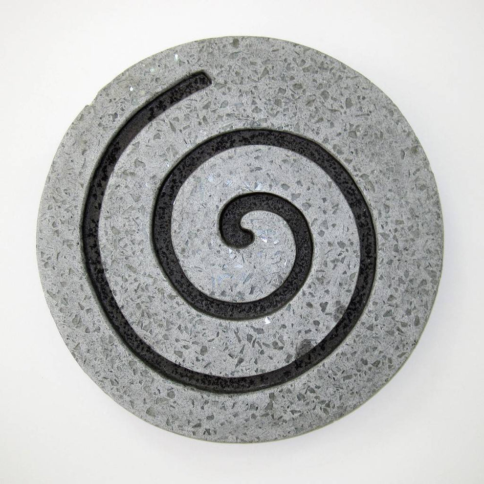 Screen Gems Sandstone Fine Polished Round Wall Decor W/Glass Pieces - Circle Design | Wall Decor | Modishstore-5