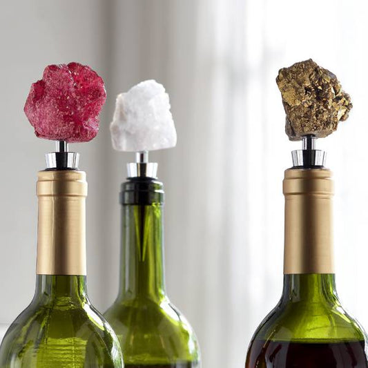 Broken Geode  Agate Wine Stopp By SPI Home | Wine & Bar Accessories | Modishstore