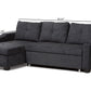 Baxton Studio Lianna Modern and Contemporary Dark Grey Fabric Upholstered Sectional Sofa | Sofas | Modishstore - 7