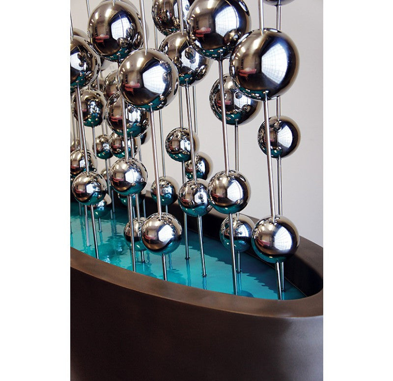 Gold Leaf Design Group Stainless Steel Ball Sway - Set Of 6 | Outdoor Decor | Modishstore - 2