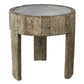 HomArt Portico Side Table with Marble Top | Modishstore | Side Tables