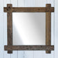 HomArt Salvaged Plank Wood Mirror - Square - Feature Image | Modishstore | Mirrors