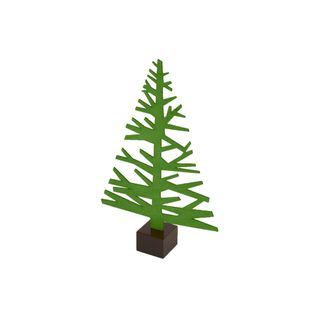 Alpine tree (medium: forest green) Set Of 4 | Christmas Trees | Modishstore