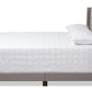 Baxton Studio Lisette Modern and Contemporary Grey Fabric Upholstered Queen Size Bed | Beds | Modishstore - 3