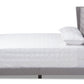 baxton studio alesha modern and contemporary grey fabric upholstered queen size bed | Modish Furniture Store-3