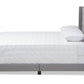 Baxton Studio Brady Modern and Contemporary Light Grey Fabric Upholstered King Size Bed | Modishstore | Beds-4