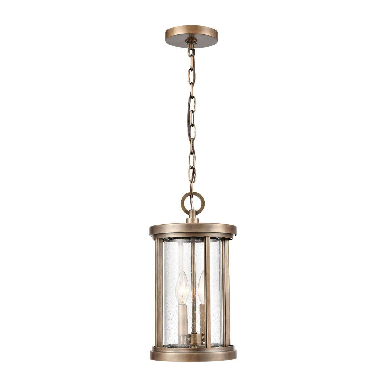Brison 2-Light hanging in Vintage Brass ELK Lighting | Lightbulbs | Modishstore