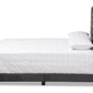 baxton studio candace luxe and glamour dark grey velvet upholstered queen size bed | Modish Furniture Store-3