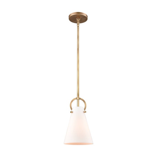 Gabby 1-Light Mini Pendant In  Natural Brass  ELK Lighting | Pendant Lamps | Modishstore | 89505/1