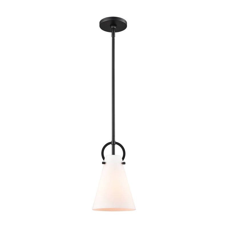 Gabby 1-Light Mini Pendant In  Matte Black ELK Lighting | Pendant Lamps | Modishstore | 89545/1