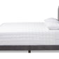 baxton studio darcy luxe and glamour dark grey velvet upholstered full size bed | Modish Furniture Store-3