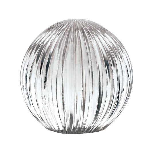 Dimond Home Ribbed Glass Globe | Modishstore | Sculptures