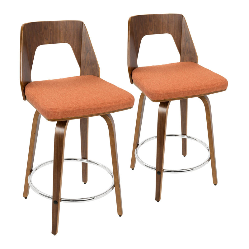 LumiSource Trilogy 24" Counter Stool - Set of 2-36