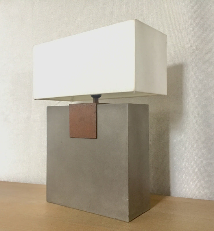 Vig Furniture Modrest Santos Modern Concrete Table Lamp | Modishstore | Table Lamps