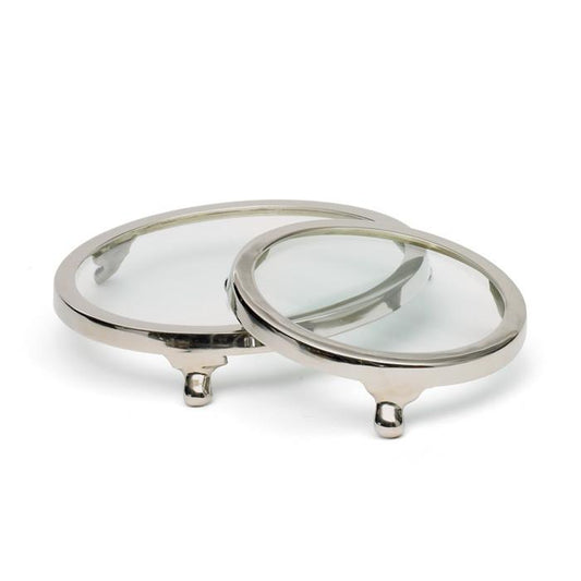 Set Of Two Round Cake Stands by GO Home