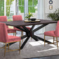 Pirate and Pink Memphis 5 Piece Modern Dining Set By Armen Living | Dining Sets | Modishstore