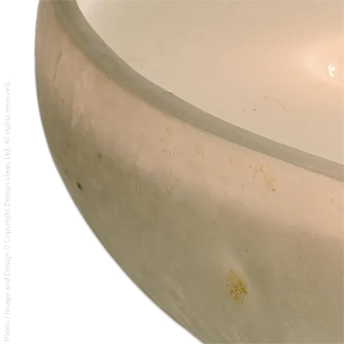 Braciere Candle Bowl-Large By Texture Designideas | Candelabra | Modishstore - 3